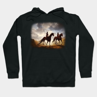 desert horse riders Hoodie